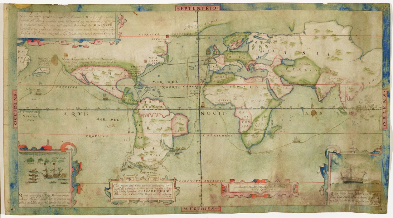 En sann beskrivelse av sjøekspedisjonen til Francis Drake, som med fem skip dro fra den vestlige delen av England den 13. desember 1577, rundet kloden og returnerte den 26. september av Francis Drake