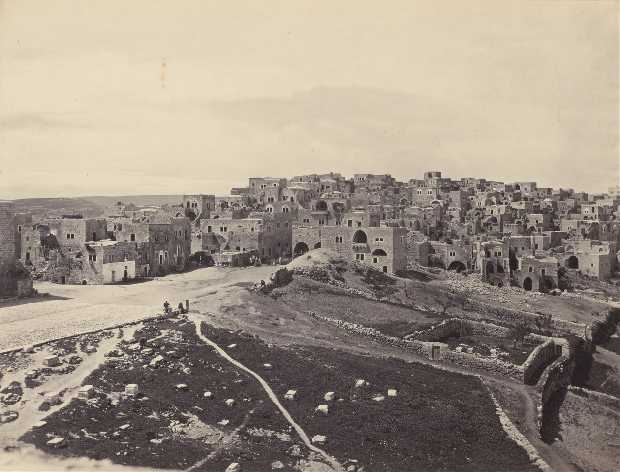 Betlehem, fra Latinerklosteret av Francis Frith