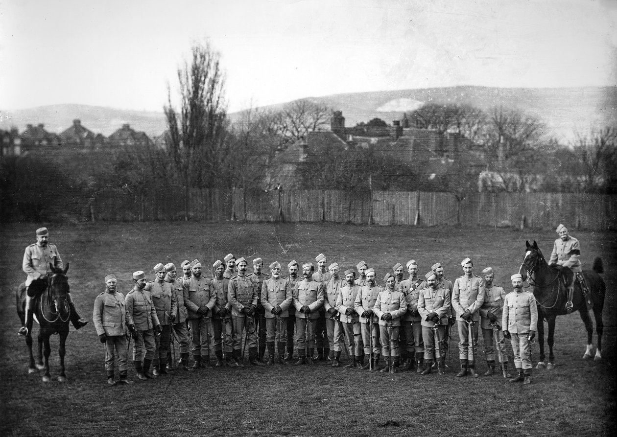 Offiserer fra Queens Westminster Volunteers (13th Middlesex), ca. 1890-tallet av Francis G. O. Stuart