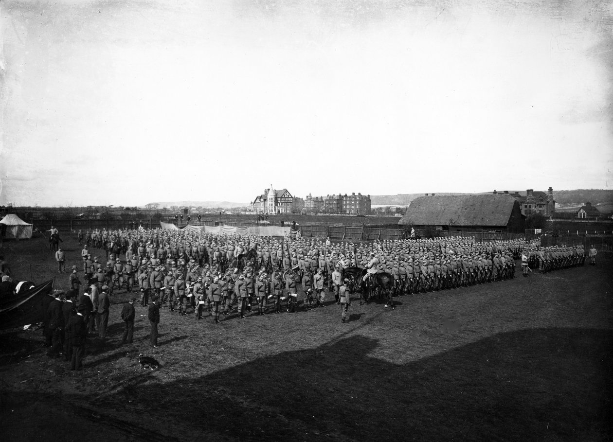 The Queens Westminster Rifle Volunteers (13th Middlesex), ca. 1890-tallet av Francis G. O. Stuart