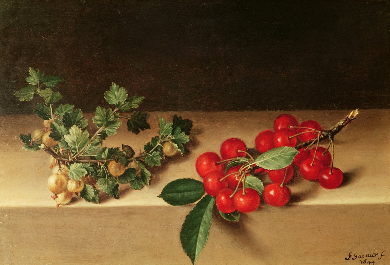 Frukt på bordet, 1644 av Francis Garnier