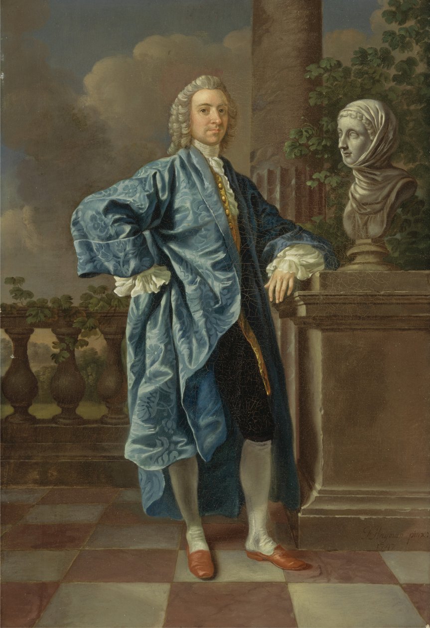 Dr. Charles Chauncey, M.D. av Francis Hayman