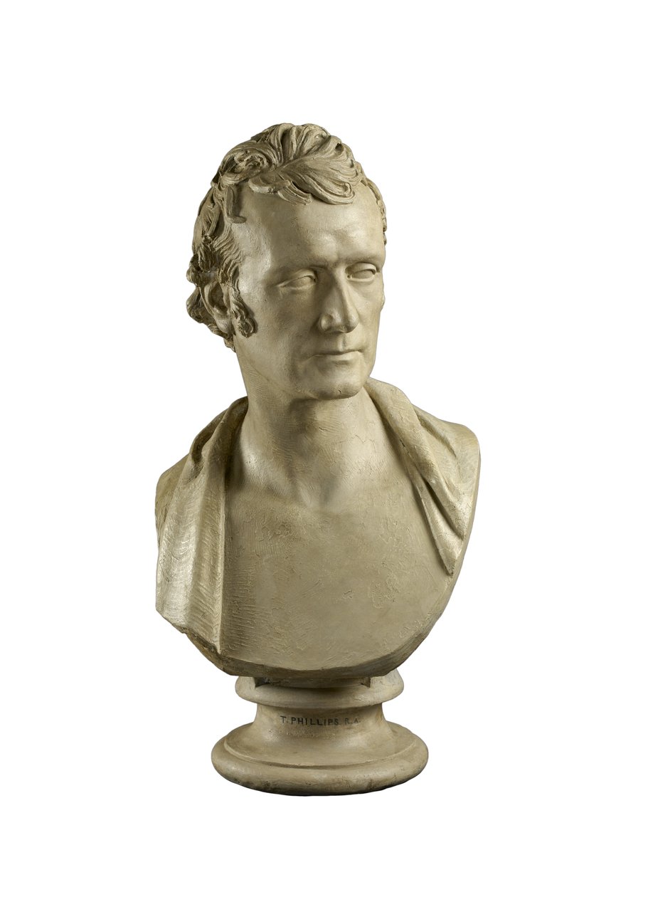Byste av Thomas Phillips, RA (1770-1845), 1821 (gips) av Francis Legatt Chantrey