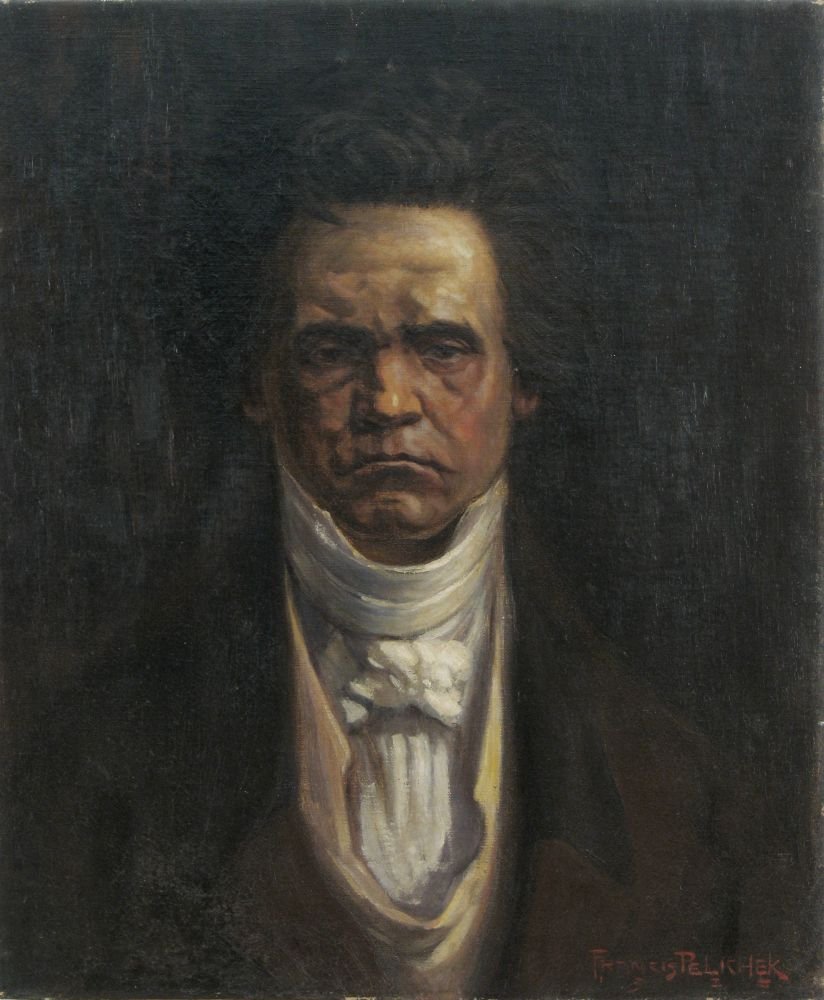 Portrett av Beethoven Portugues: Retrato de Beethoven av Francis Pelichek