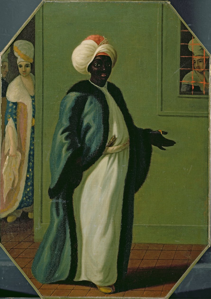 Kisler Aga, sjef for Black Eunuchs og førstekeeper i Serraglio av Francis Smith