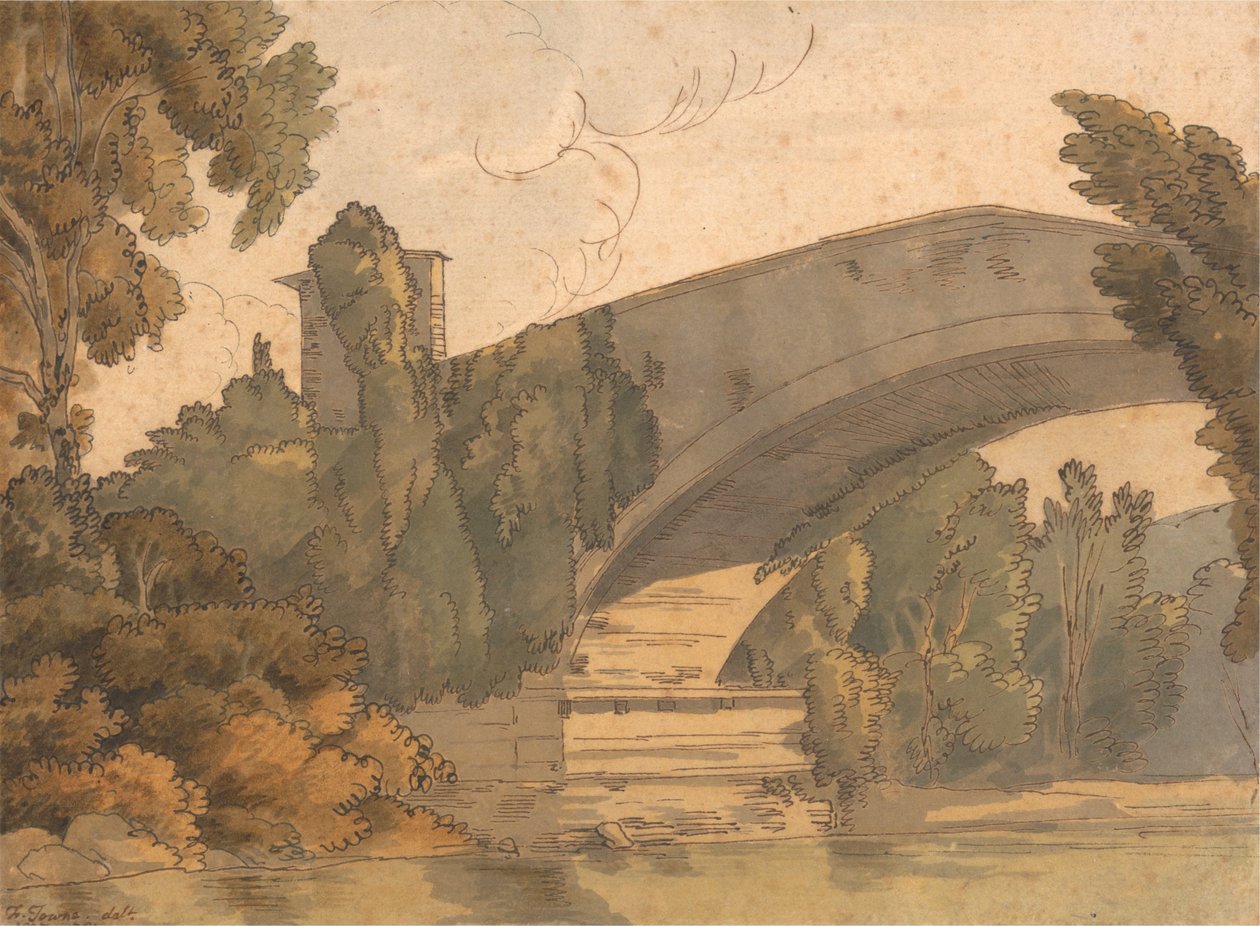 En bro mellom Firenze og Bologna av Francis Towne