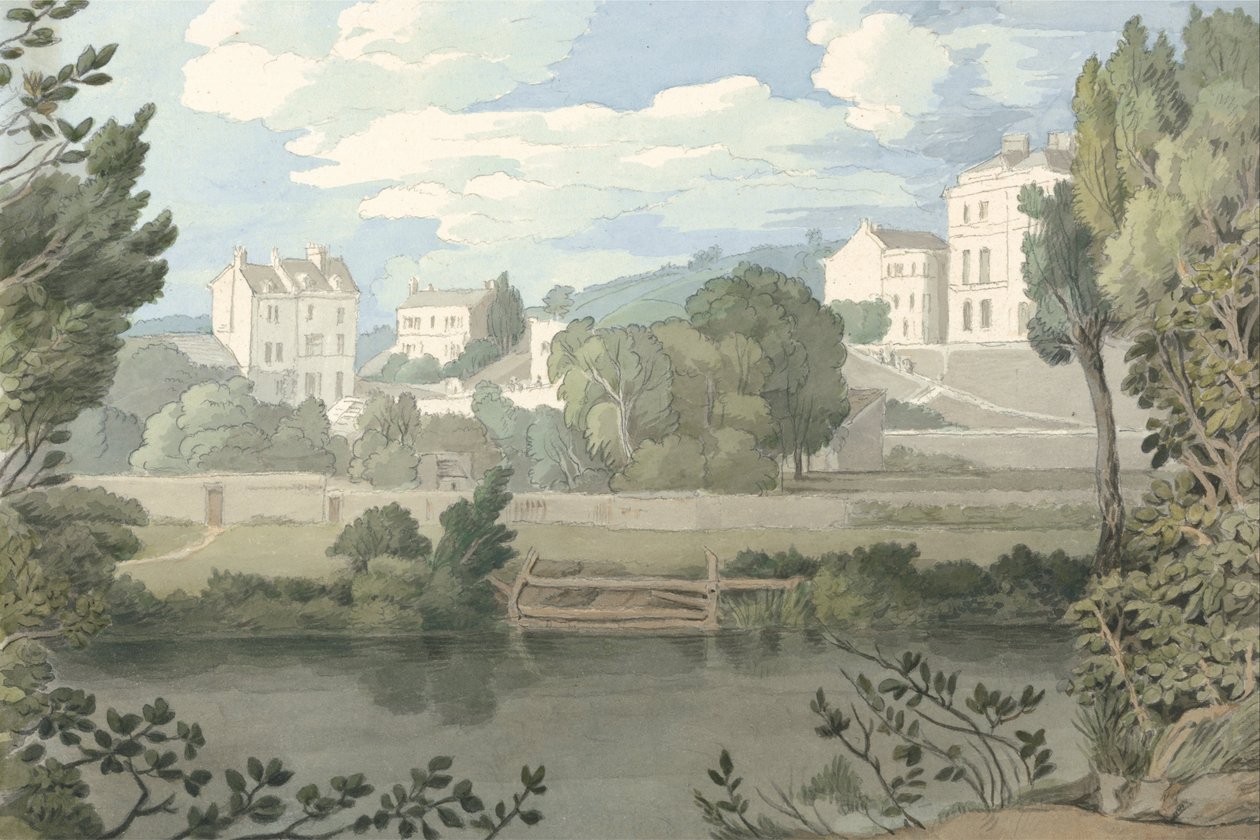 Hus nær Plymouth av Francis Towne