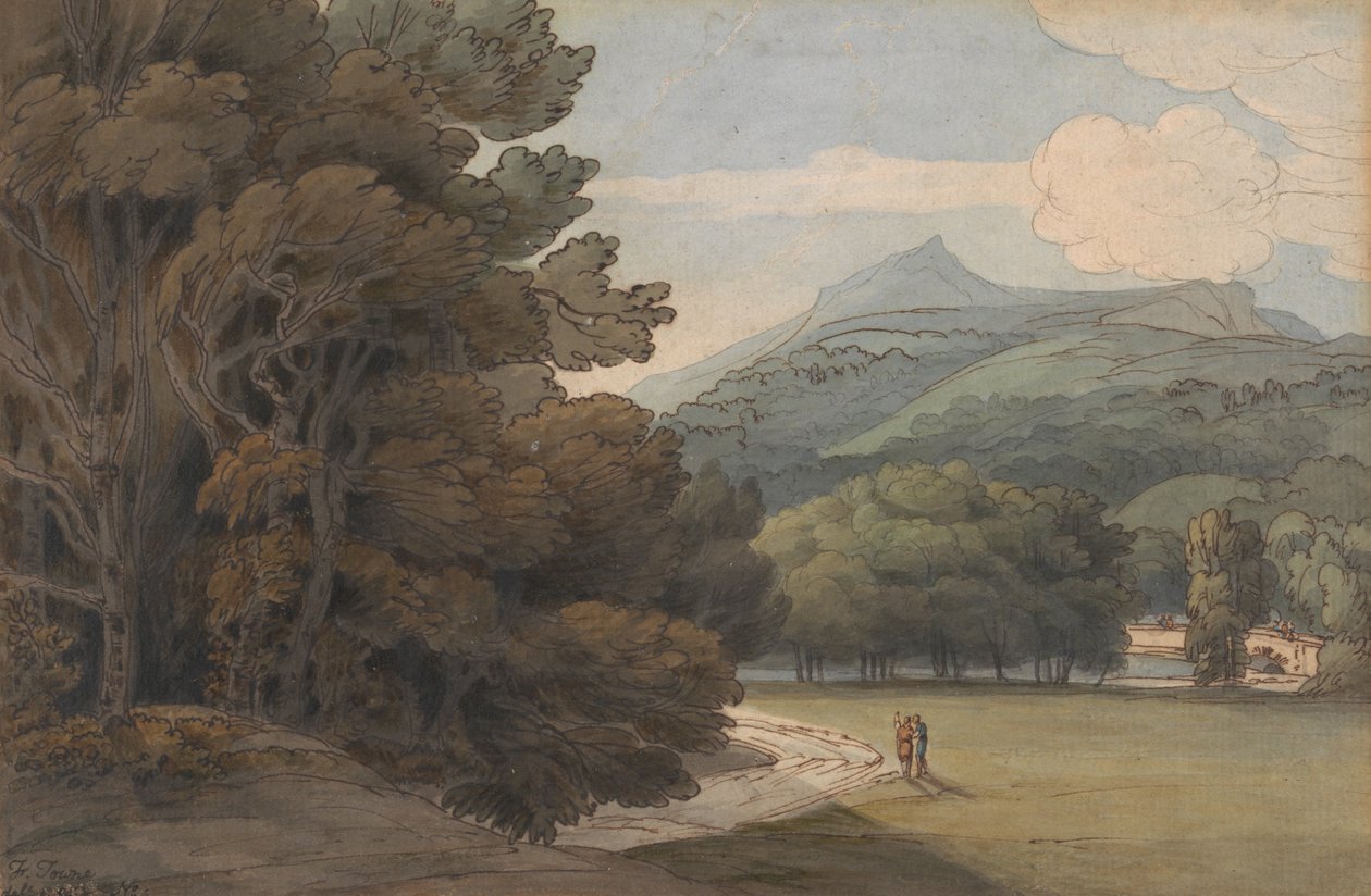 I nærheten av Ambleside av Francis Towne