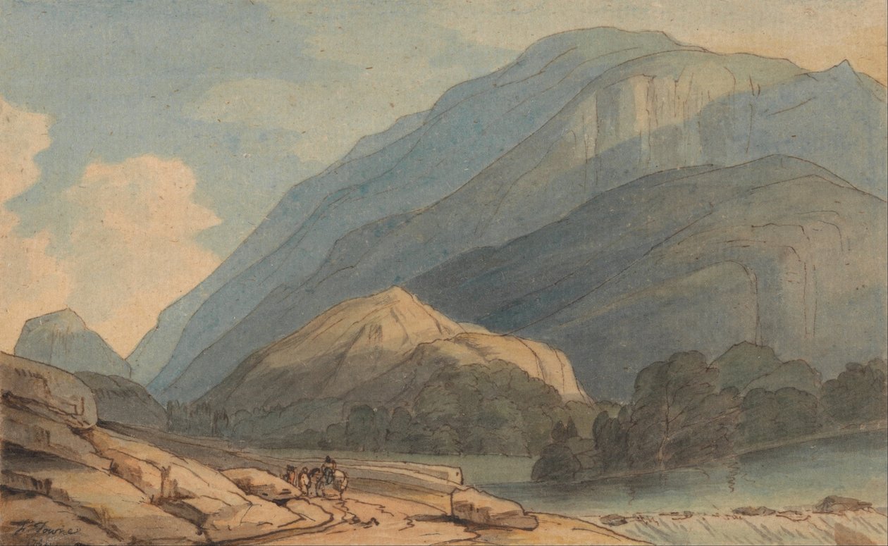 Inngangen til Borrowdale av Francis Towne