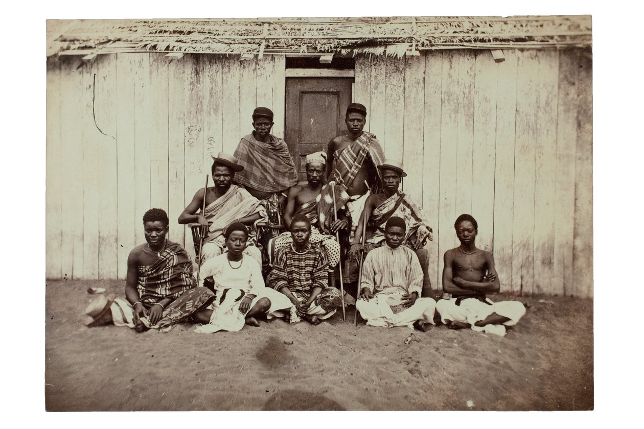En afrikansk konge (albumintrykk) av Francis W. Joaque