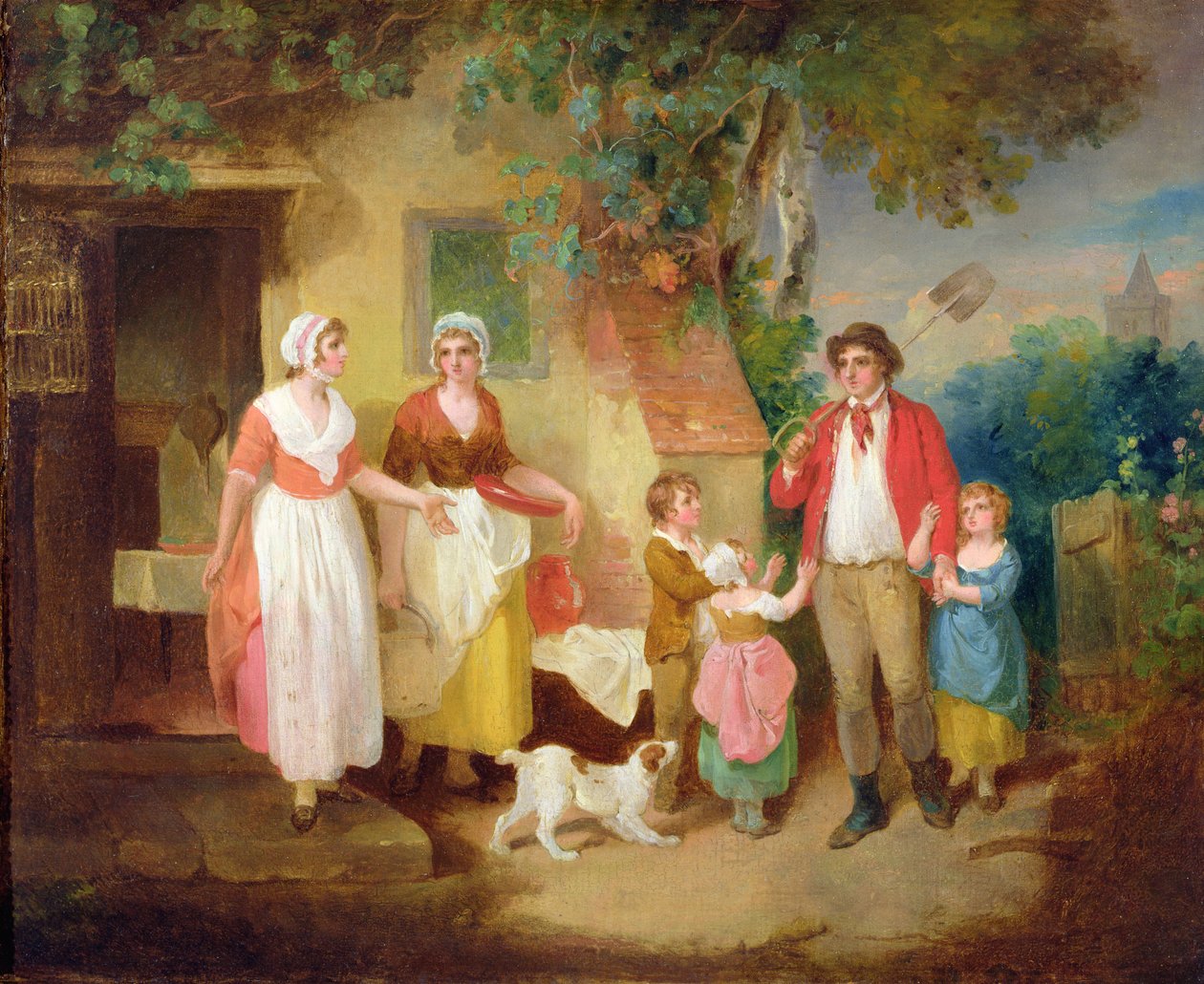 Kveld, 1799 av Francis Wheatley