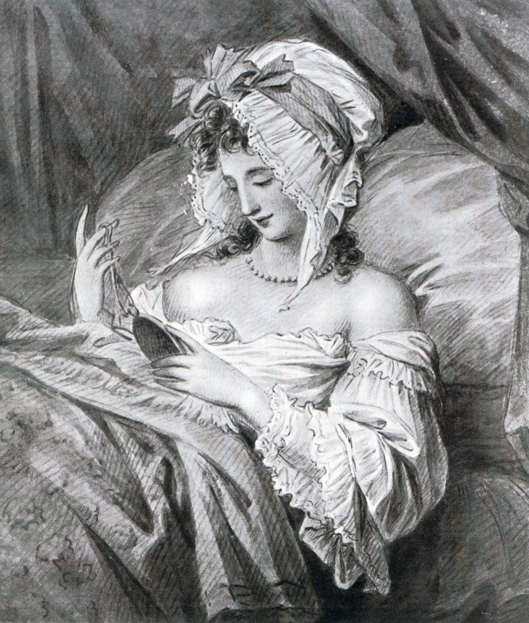 Portrett av Clara Maria Pope (1768-1838) av Francis Wheatley