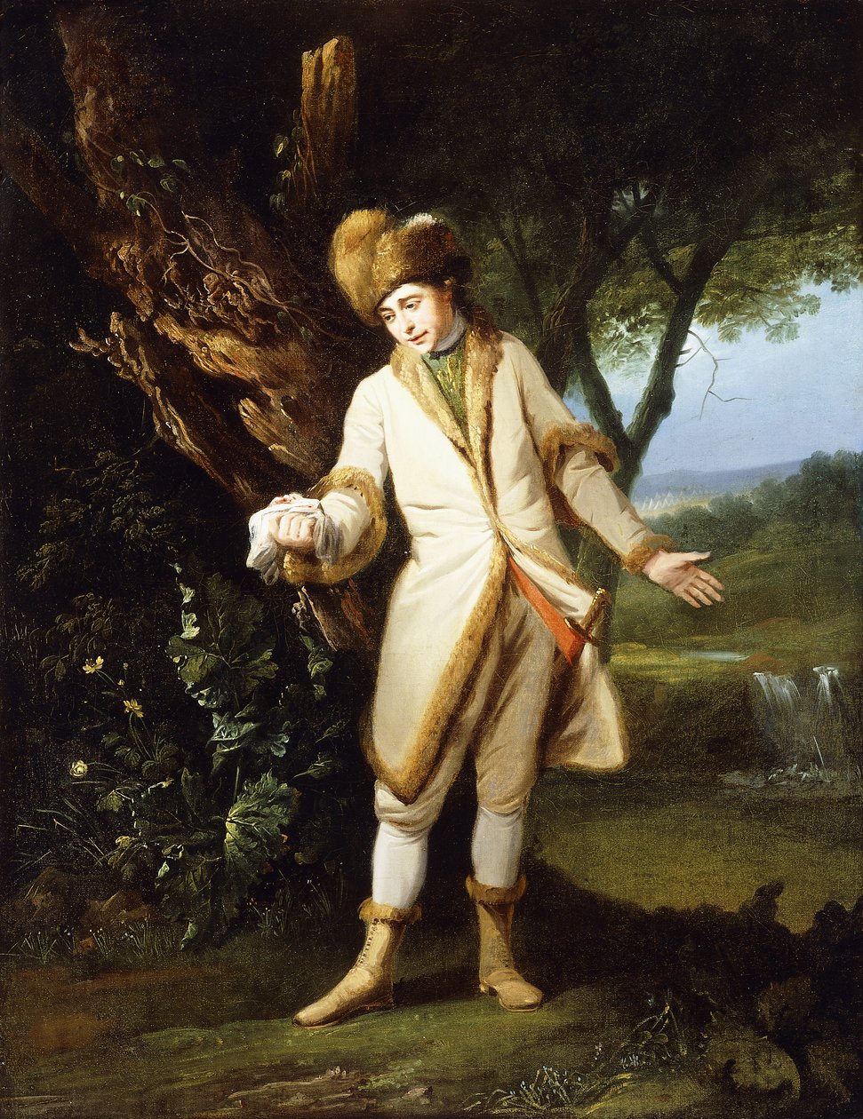 Portrett av skuespilleren, William Powell (1735-1769), som 