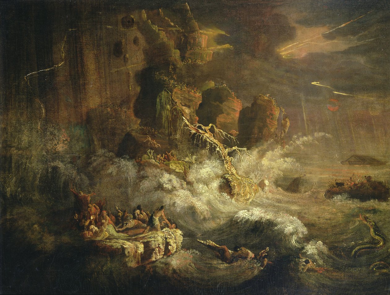 Syndfloden av Francis (attr.to) Danby