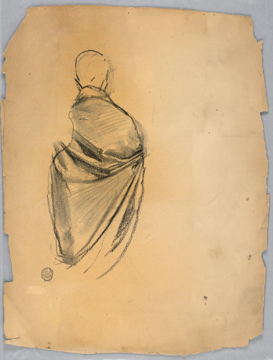 Figur med draperi av Francis Augustus Lathrop