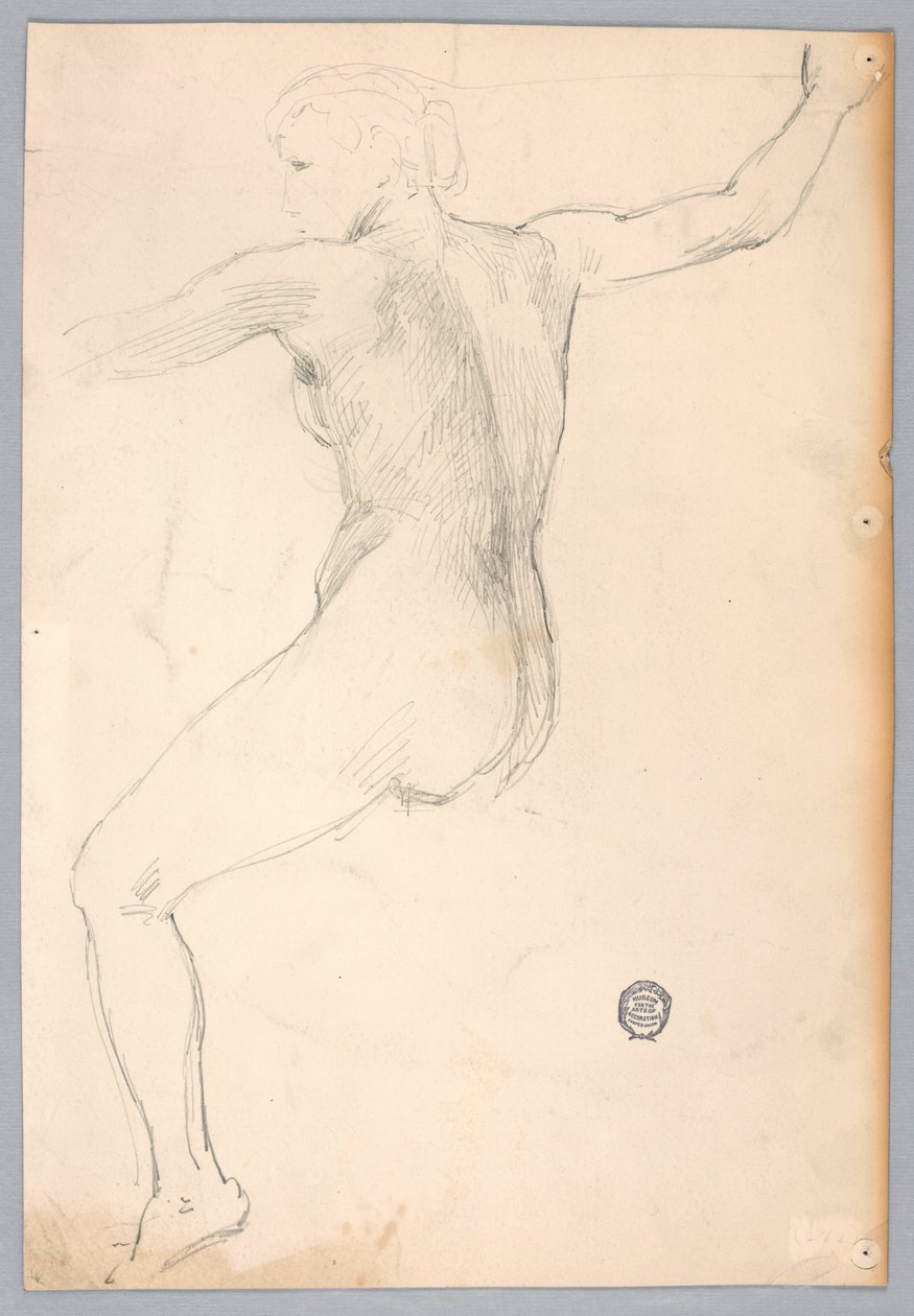 Skisse for "Natt" av Francis Augustus Lathrop
