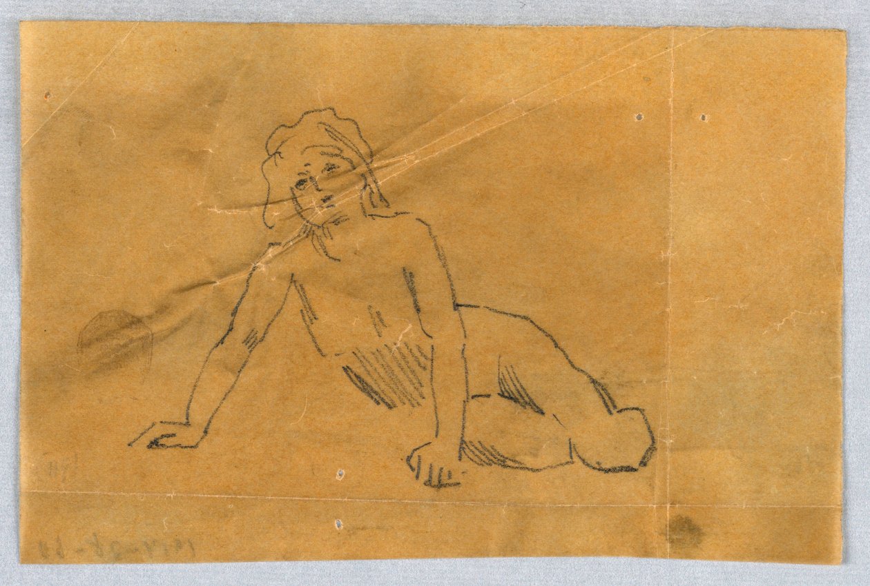 Skisse for Putto av Francis Augustus Lathrop