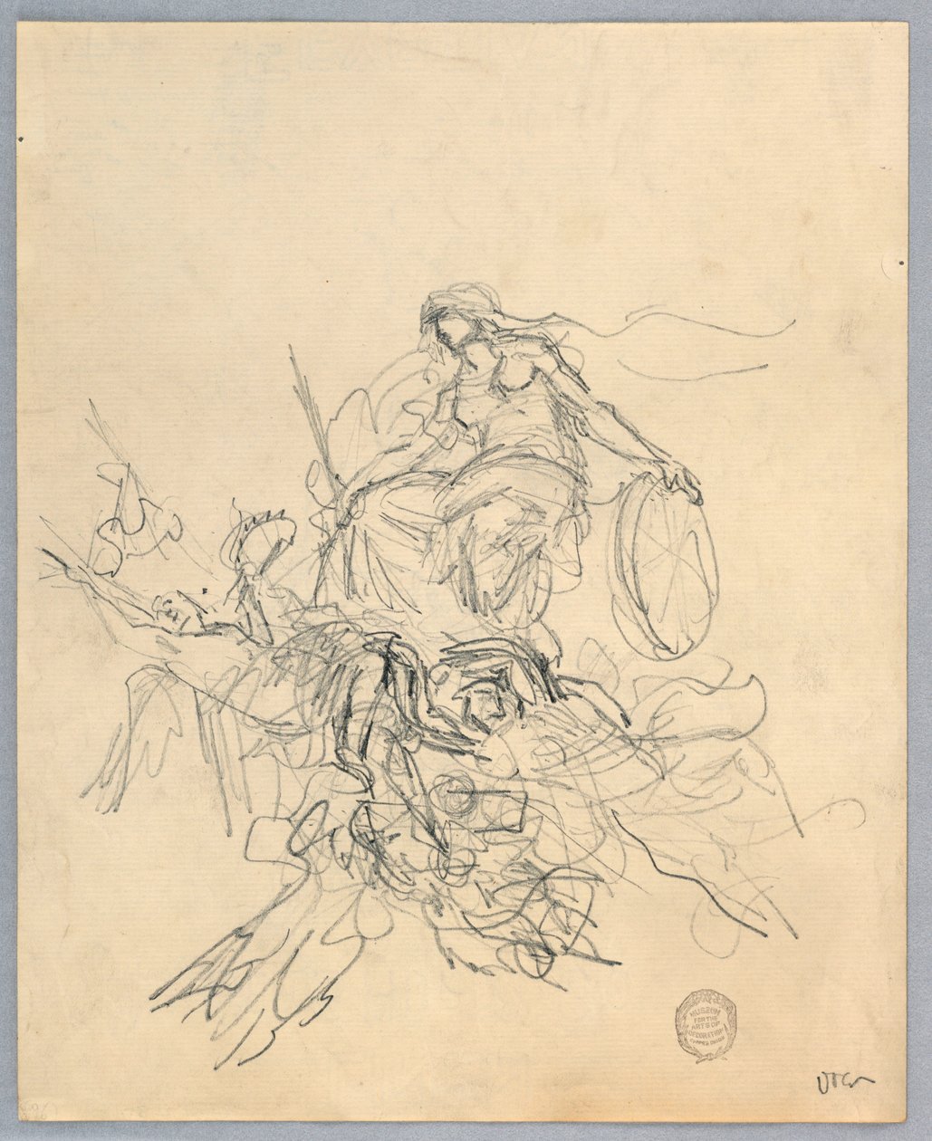 Skisse av Fortuna av Francis Augustus Lathrop