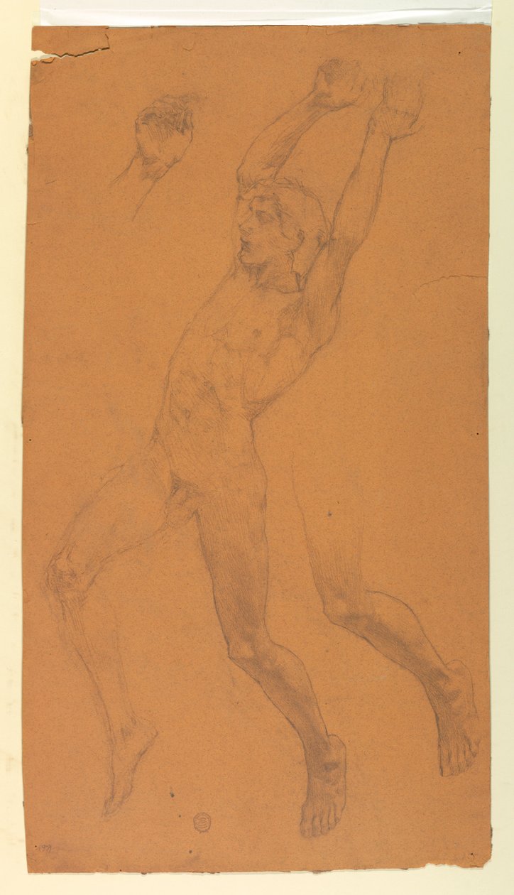 Studier for en flygende figur av Francis Augustus Lathrop