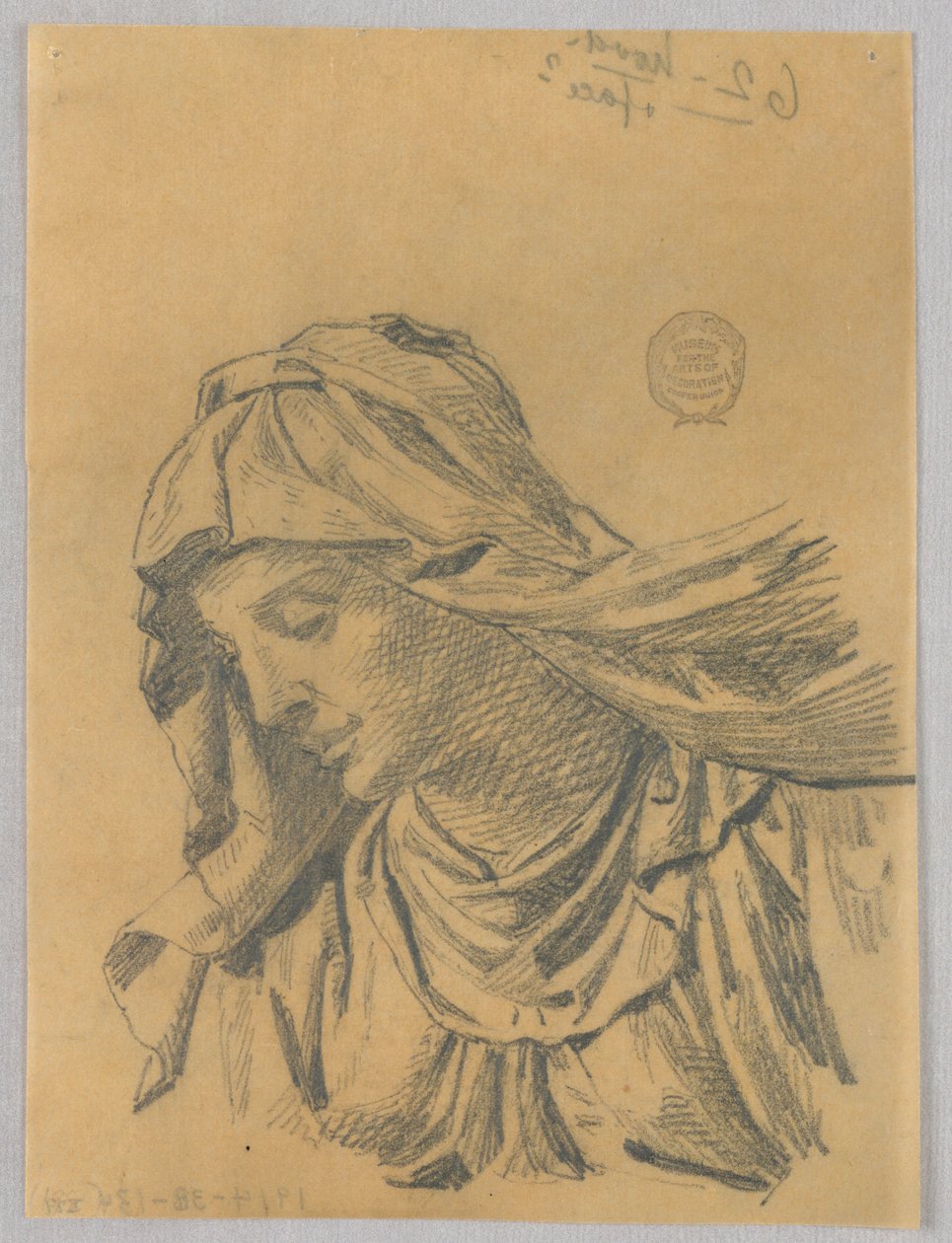Studie for Bust of the Madonna av Francis Augustus Lathrop