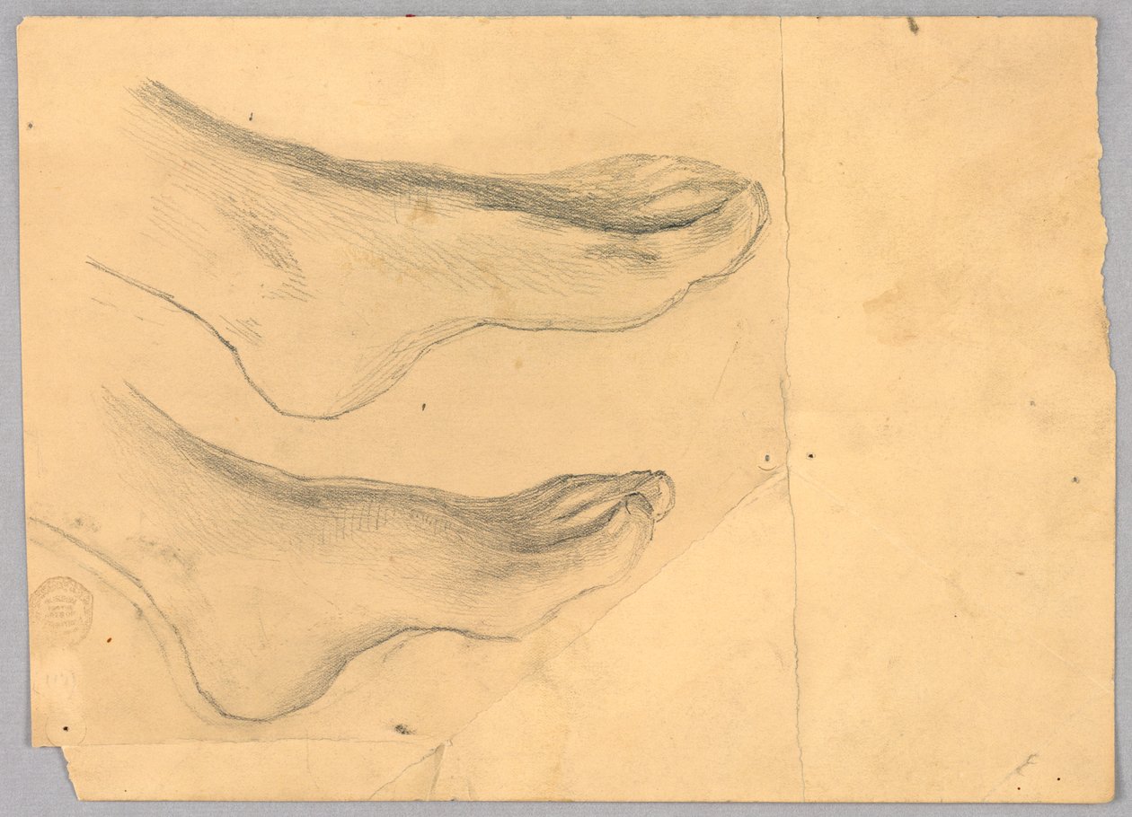 Studie for "Diana og hennes ledsagere blant konstellasjonene" av Francis Augustus Lathrop