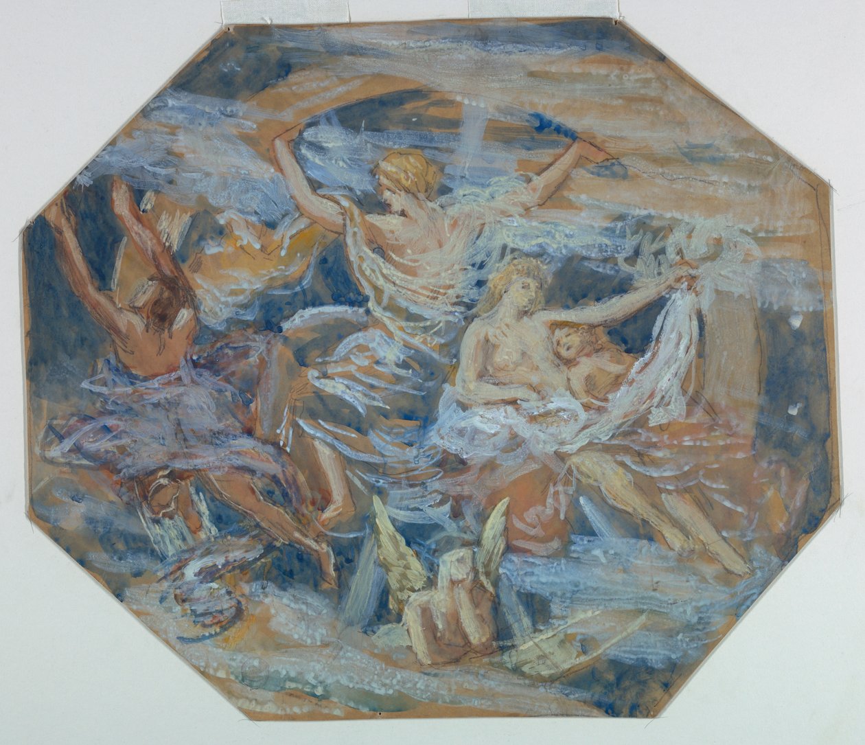 Studie for "Zodiac" av Francis Augustus Lathrop