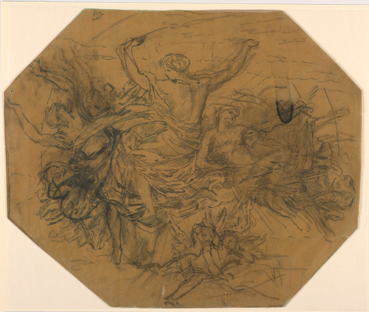 Studie for "Zodiac" av Francis Augustus Lathrop
