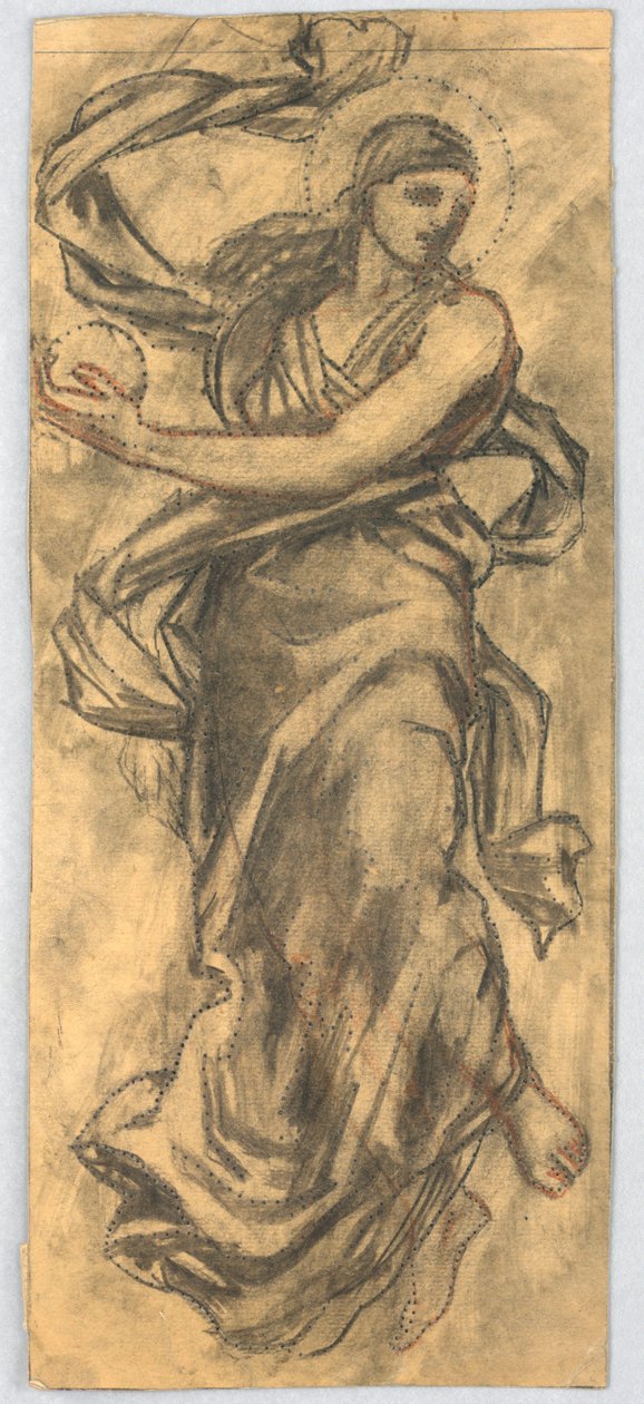 Studer for et veggmaleri av Francis Augustus Lathrop