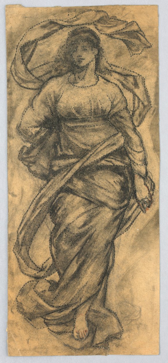 Studer for et veggmaleri av Francis Augustus Lathrop