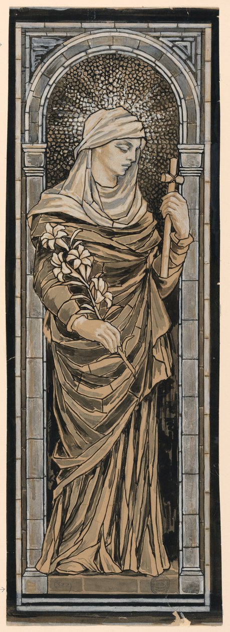 Studie for Goddard Memorial Window, i St. John