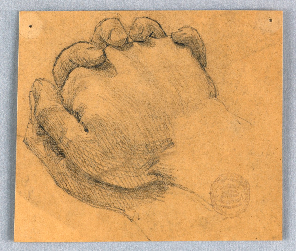 Studie av knepne hender av Francis Augustus Lathrop