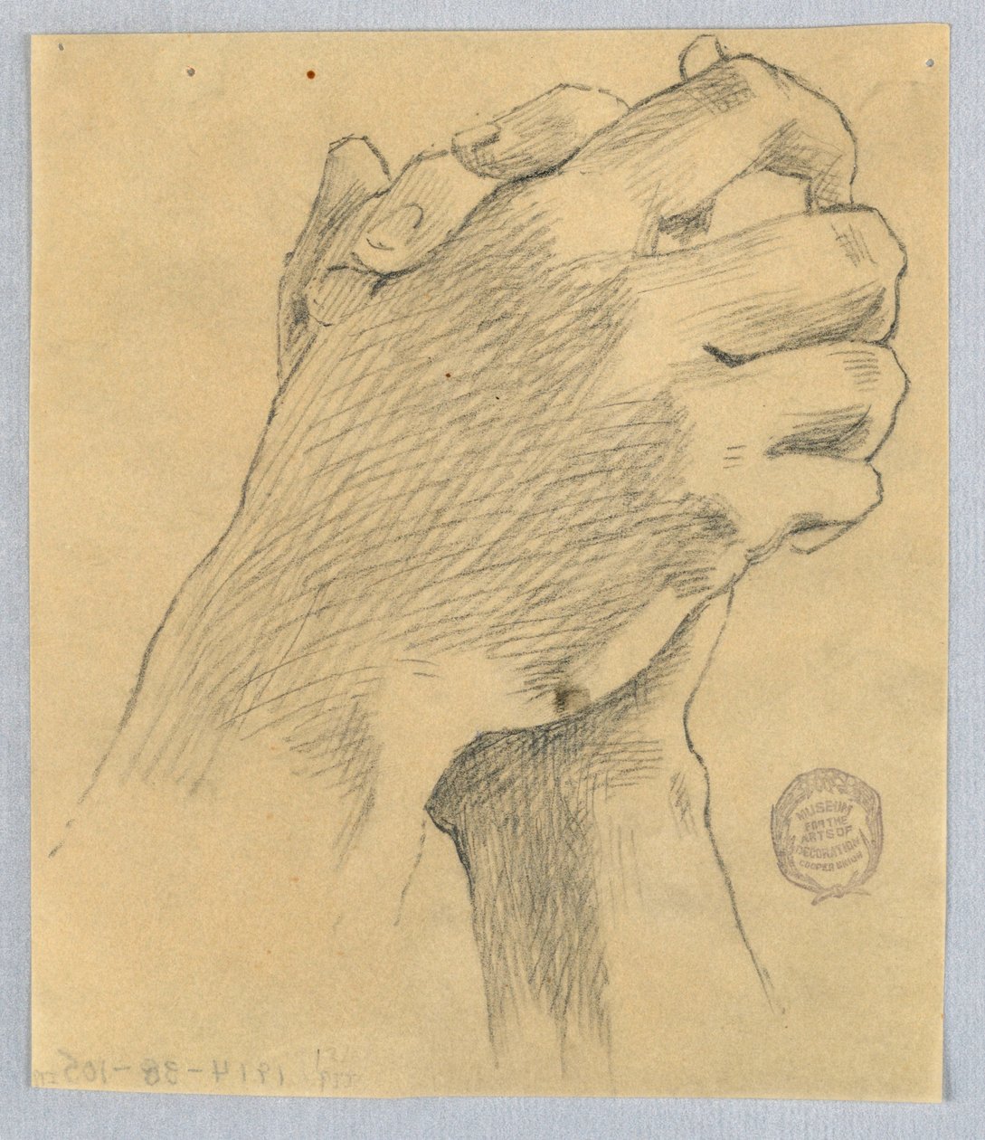 Studie av knepne hender av Francis Augustus Lathrop
