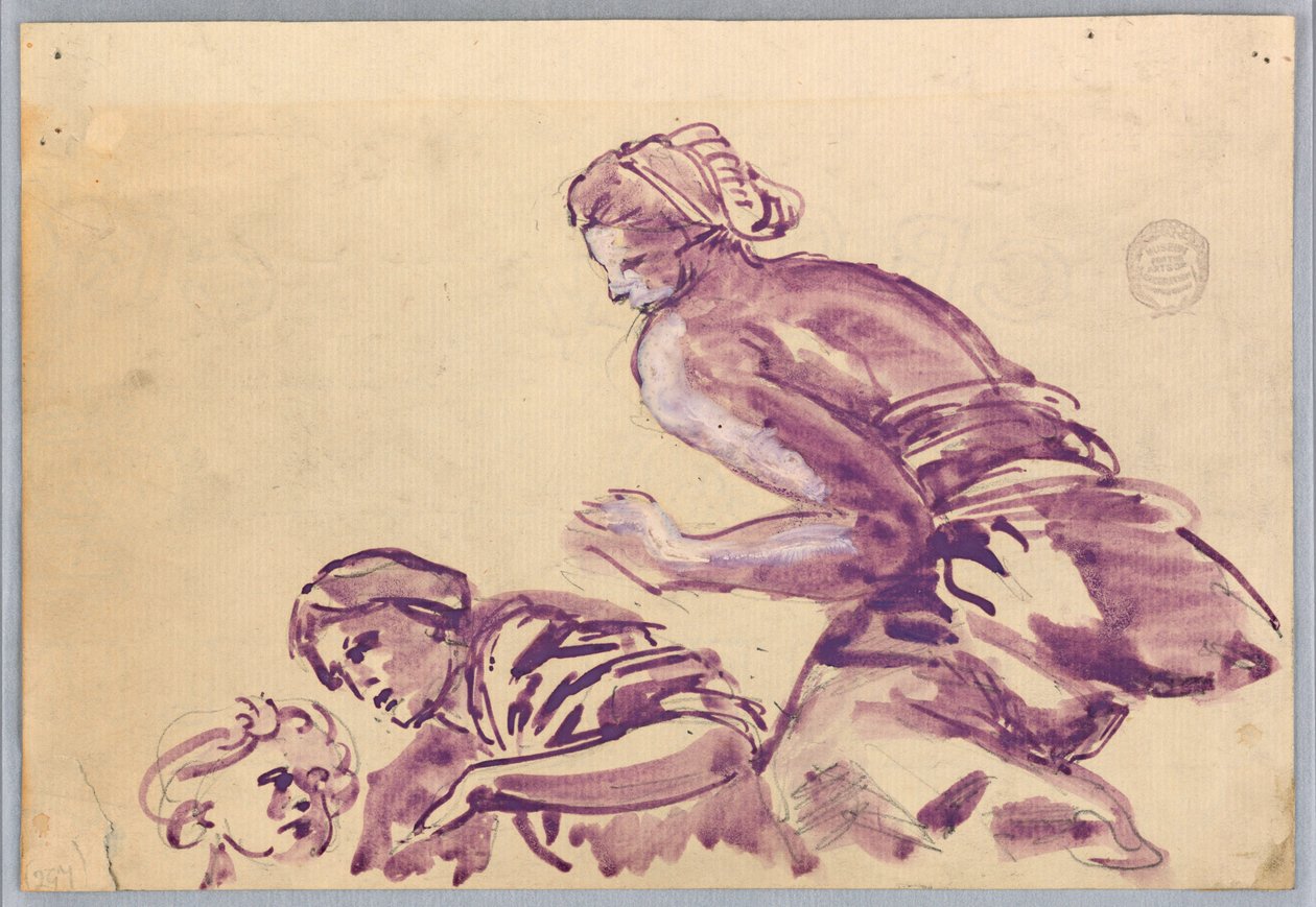 Studie av figurer for et tak av Francis Augustus Lathrop