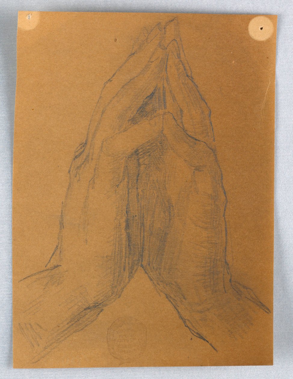 Studie av hender av Francis Augustus Lathrop