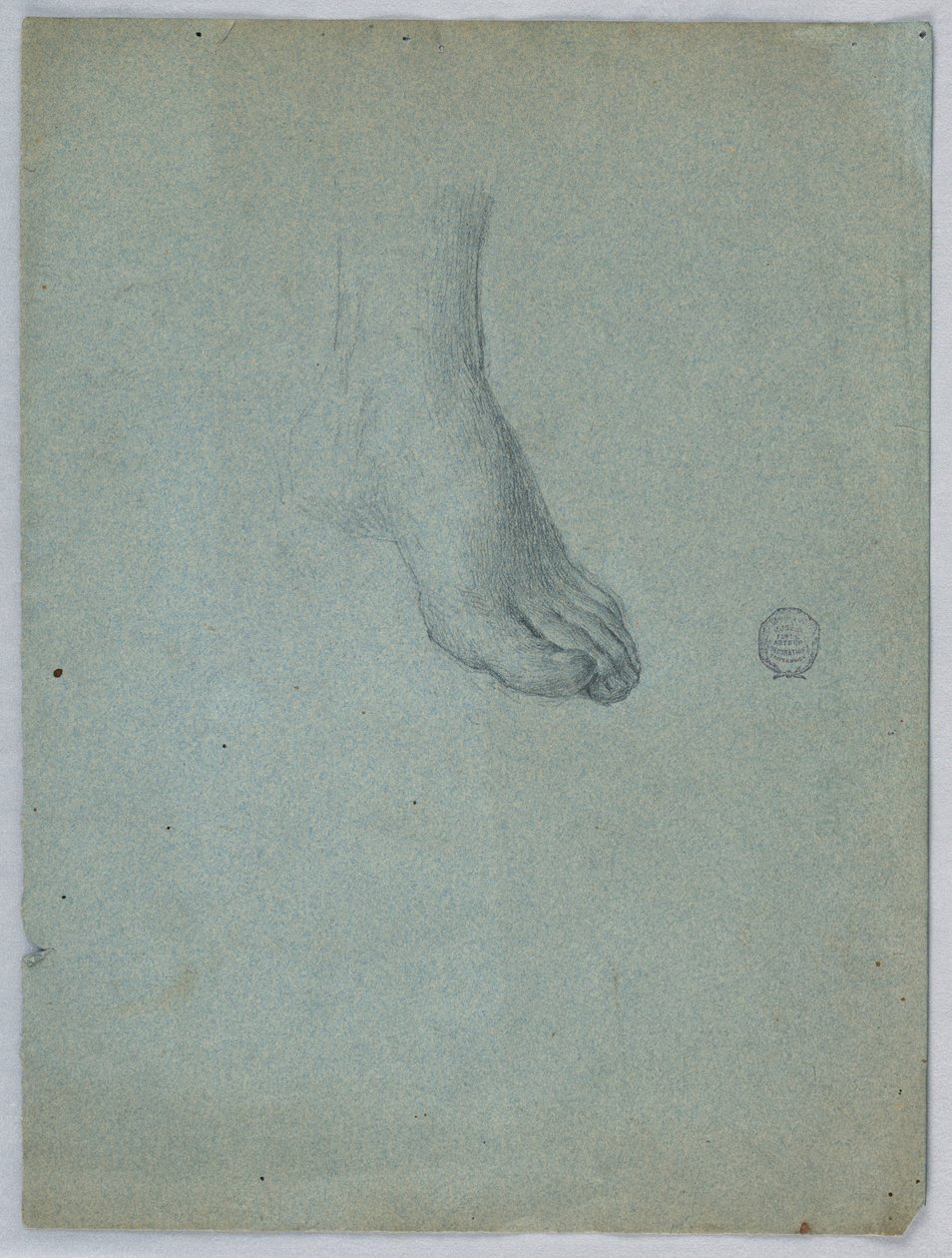 Studie av venstre fot av Francis Augustus Lathrop