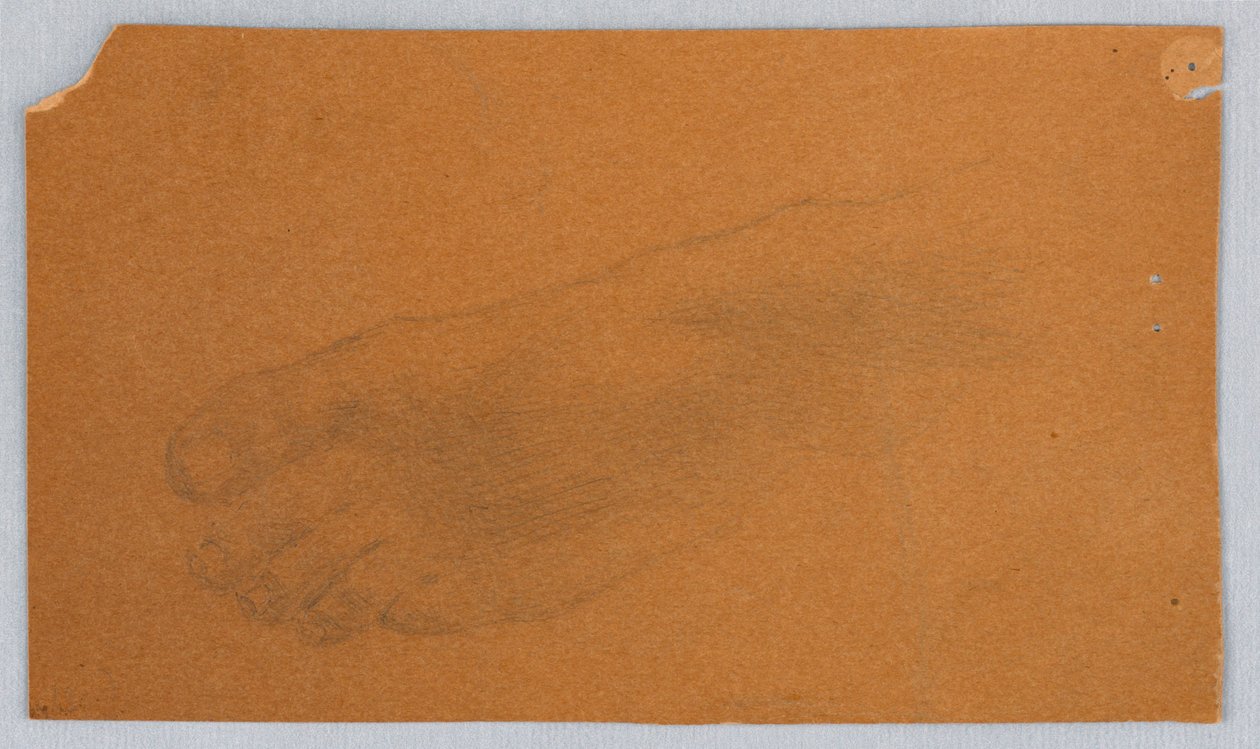 Studie av en fot av Francis Augustus Lathrop