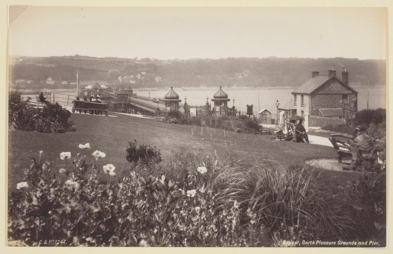 Bangor, Garth Pleasure Grounds og Pier av Francis Bedford