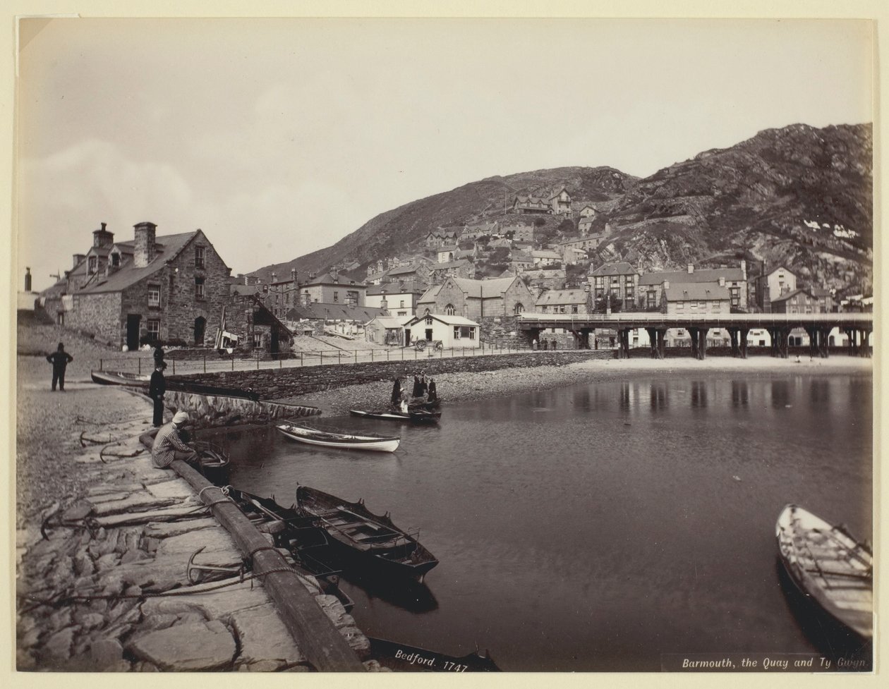 Barmouth, the Quay og Ty Gwyn av Francis Bedford