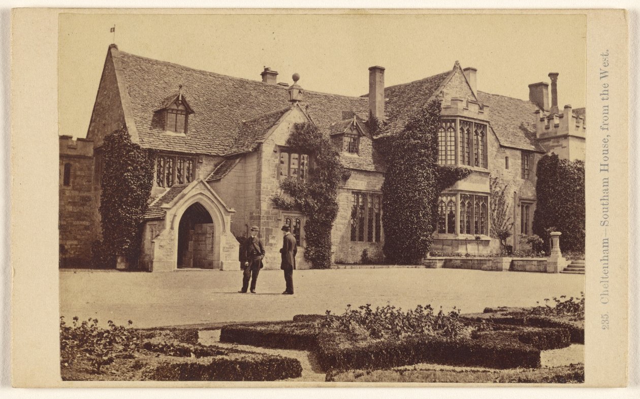 Cheltenham - Southern House, fra vest av Francis Bedford
