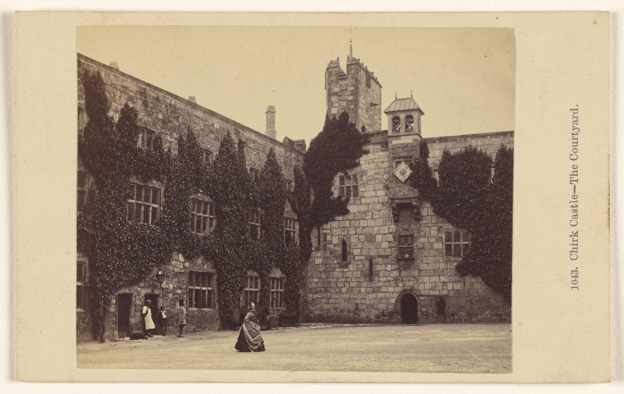 Chirk Castle - Gårdsplassen av Francis Bedford