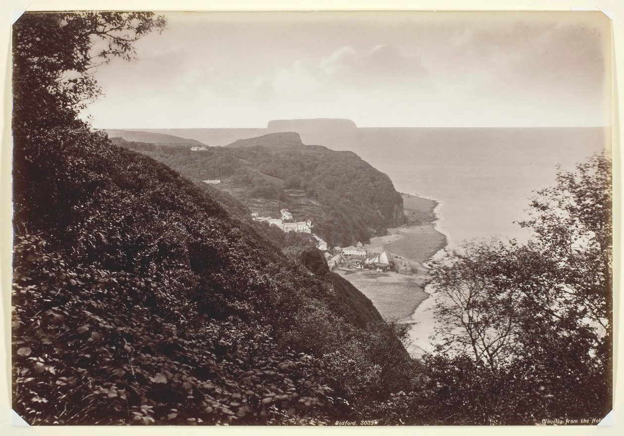 Clovelly fra hobbyen, 186094. av Francis Bedford