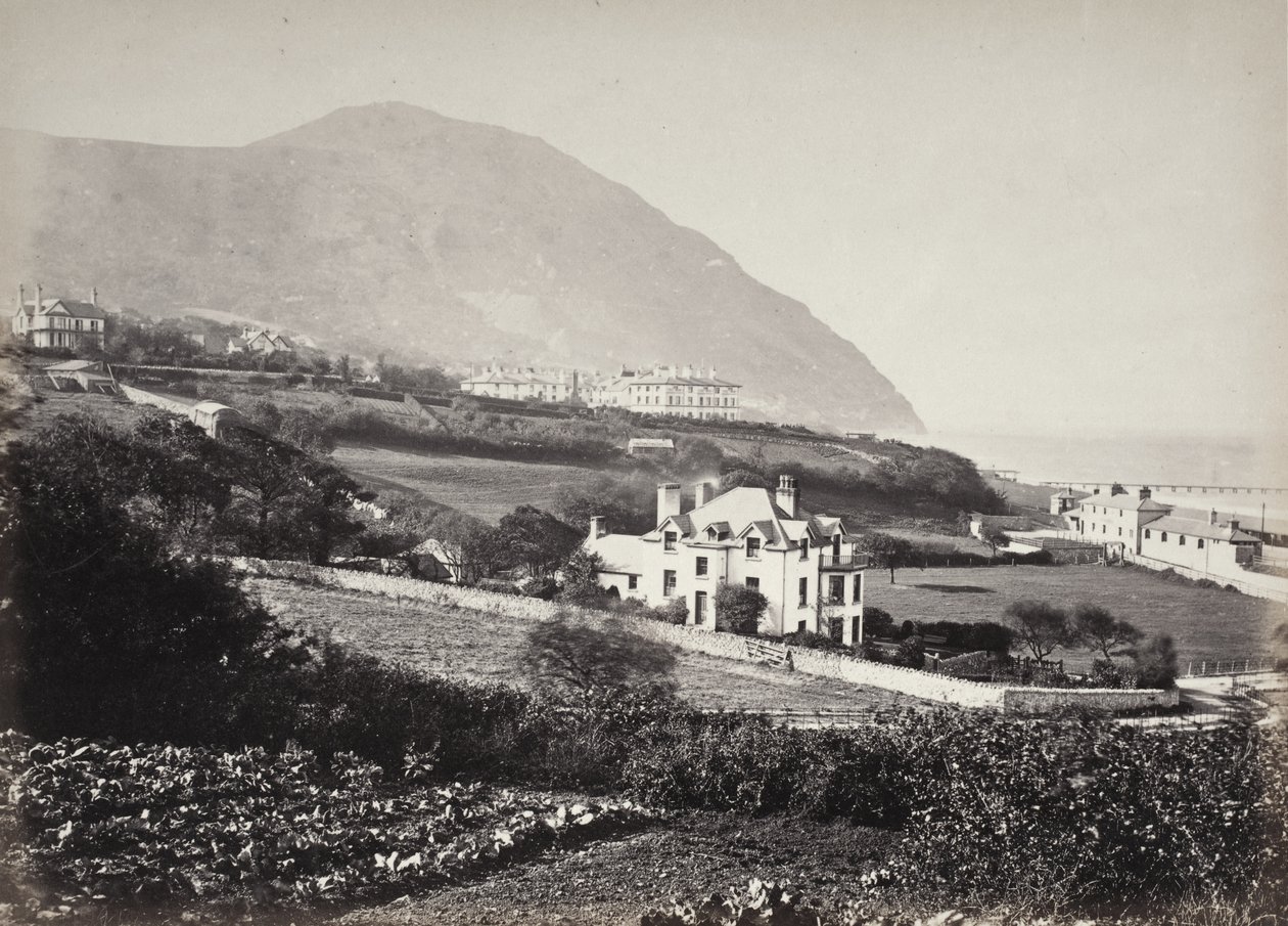 Conway Castle sett fra veien (689) av Francis Bedford