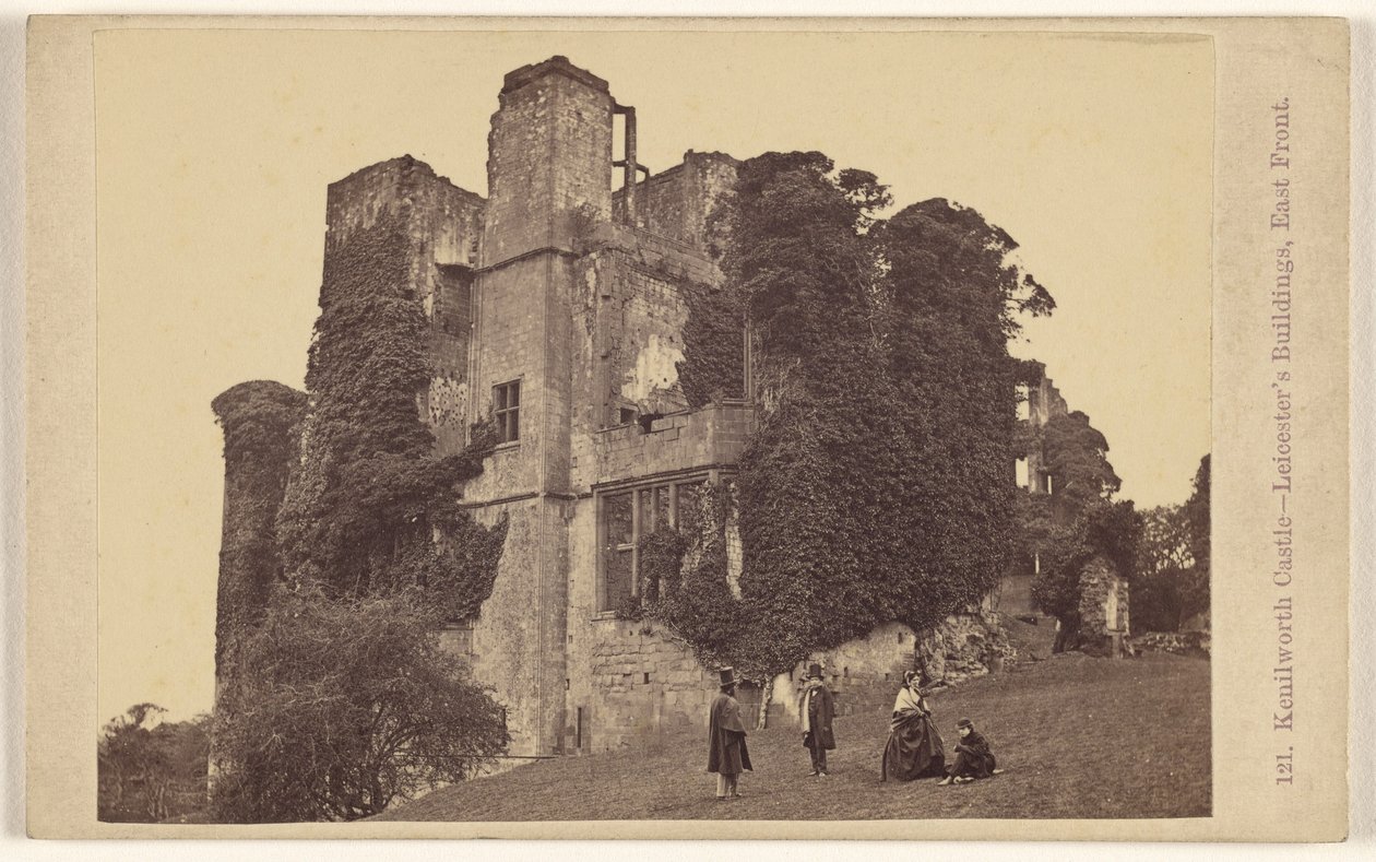 Kenilworth Castle - Leicesters bygninger, østfasade av Francis Bedford