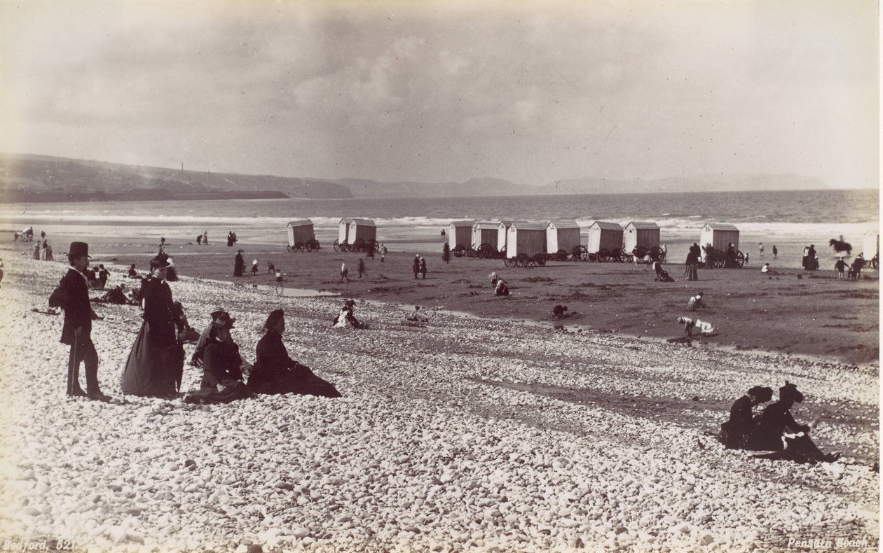 Strandarkitektur, 1870-tallet. av Francis Bedford