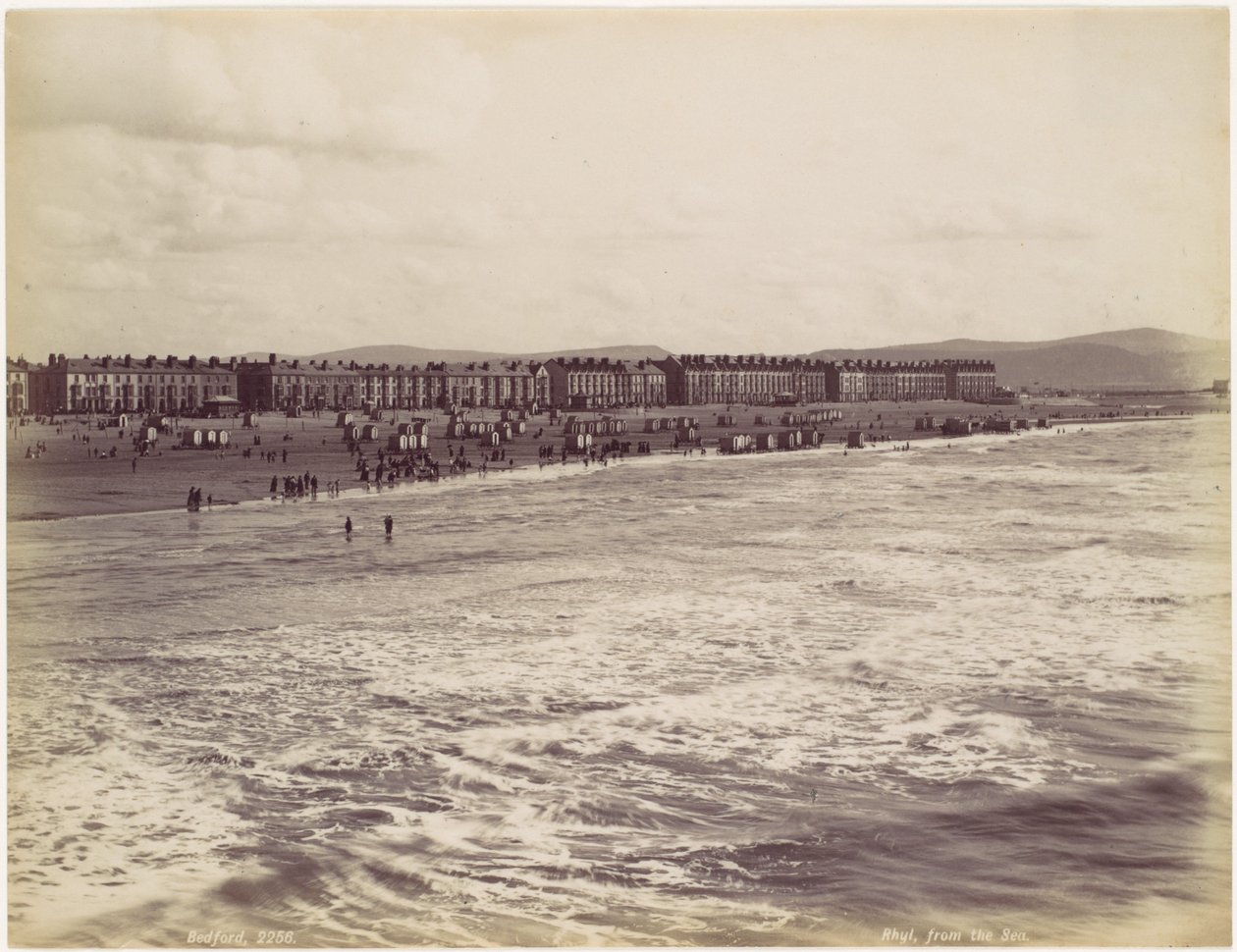 Rhyl sett fra havet av Francis Bedford