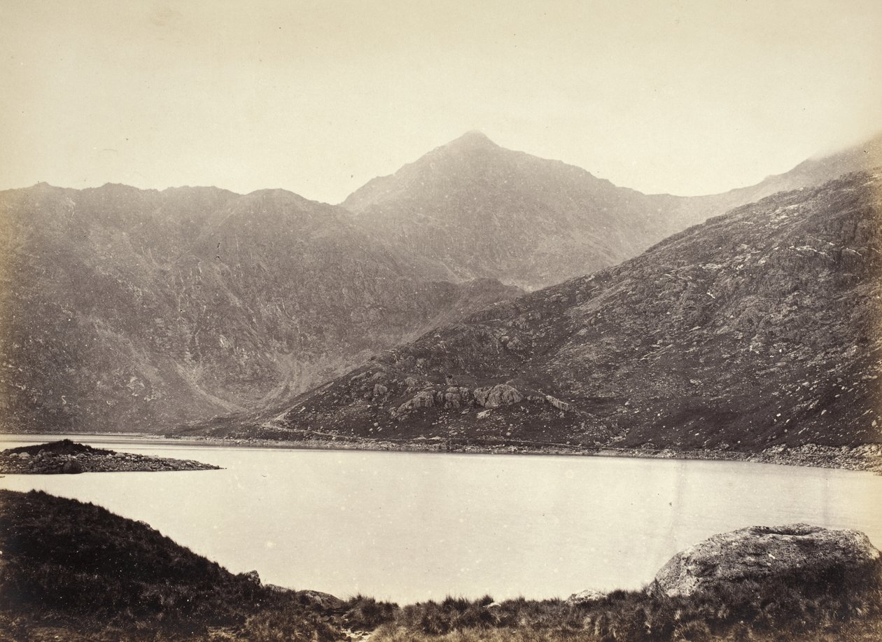 Snowdon, fra Llyn Llydaw (528) av Francis Bedford