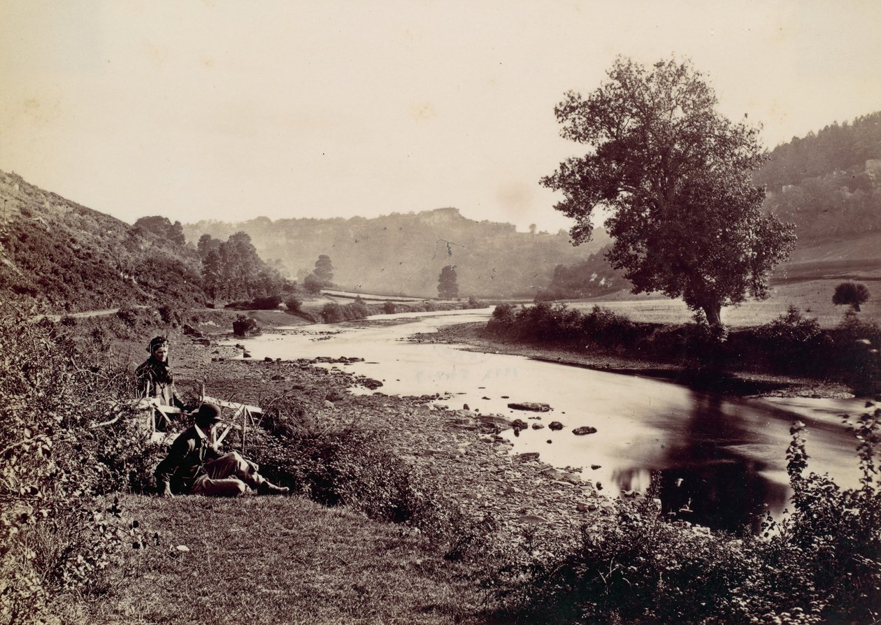 Wye og Symonds Yat. Fra Rocklands, 1870-tallet. av Francis Bedford