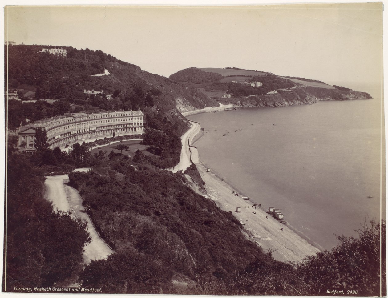 Torquay, Hesketh Crescent og Meadfoot av Francis Bedford