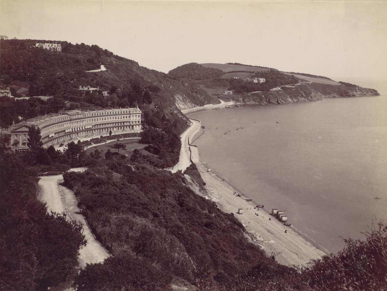Torquay, Hesketh Crescent and Meadfoot, 1870-tallet. av Francis Bedford