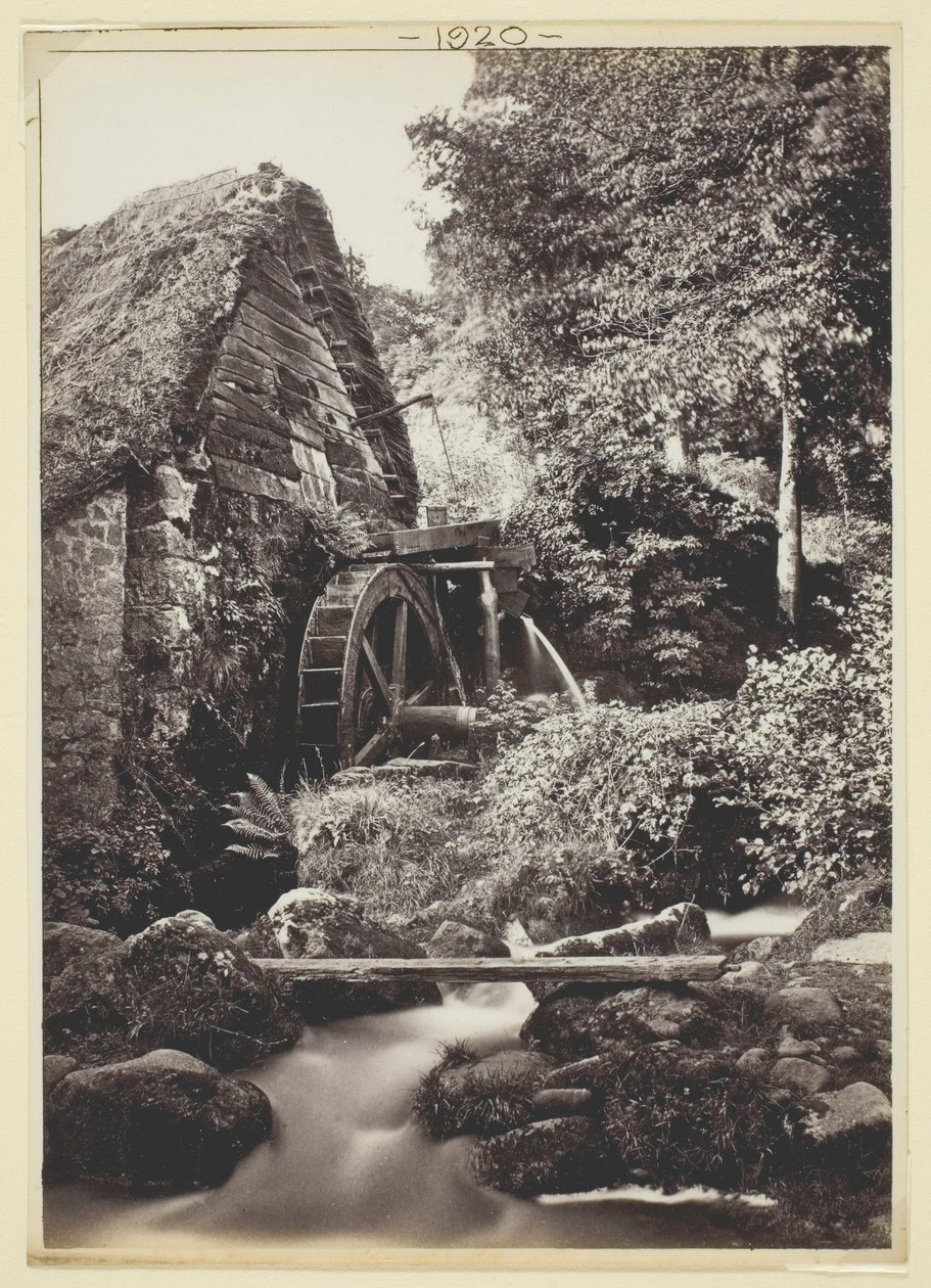 Uten tittel [vannmølle], 186094. av Francis Bedford
